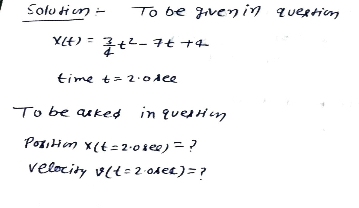 Physics homework question answer, step 1, image 1